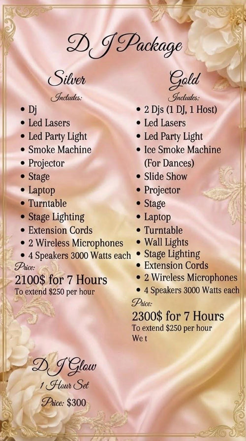 DJ Package Inside Our Venue